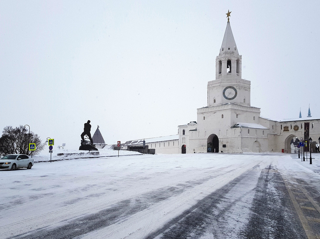 Spasskaya Tower of the Kazan Kremlin-喀山必去景点