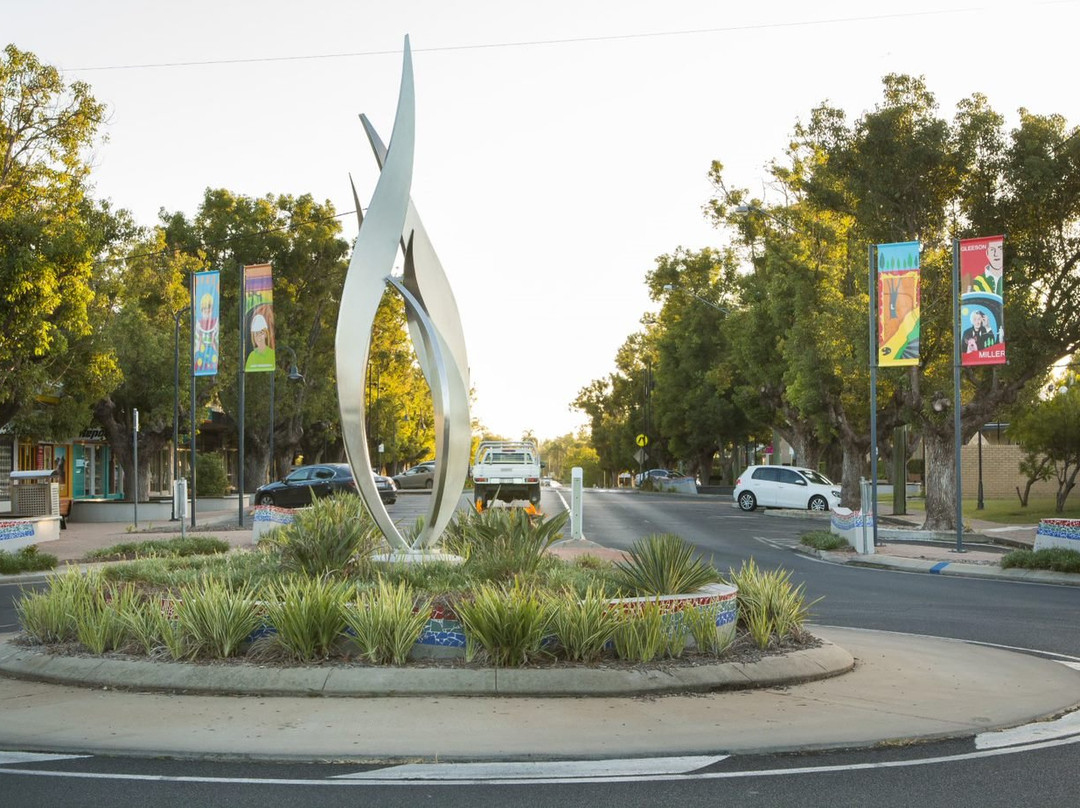 Cypress Pine Art Sculpture