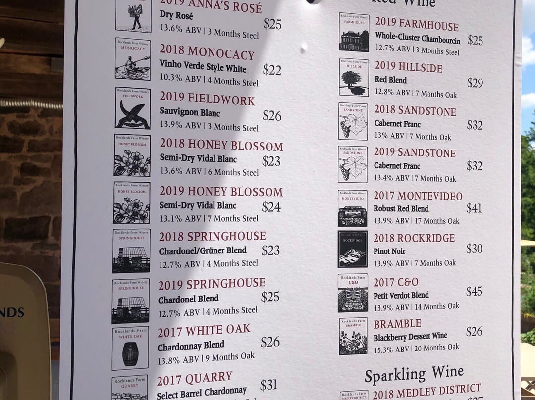 Rocklands Farm Winery and Market-Poolesville必去景点