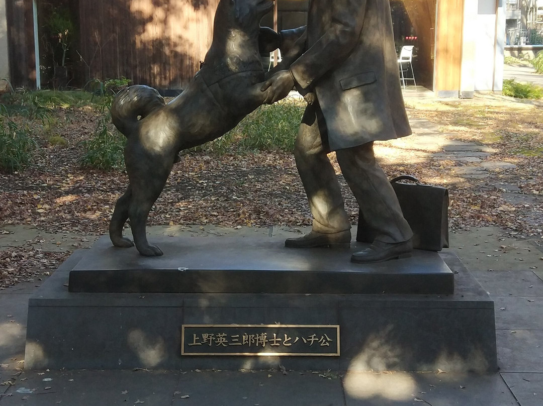 Statue of Hachiko & Hidesaburo Ueno景点图片