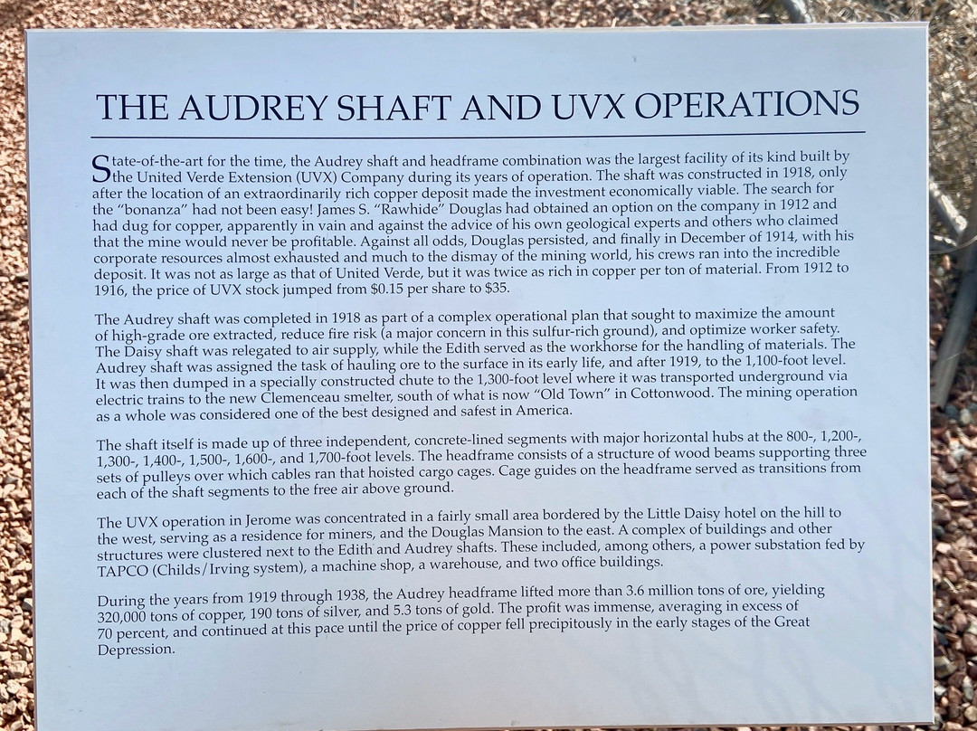 Audrey Headframe Park-杰罗姆必去景点