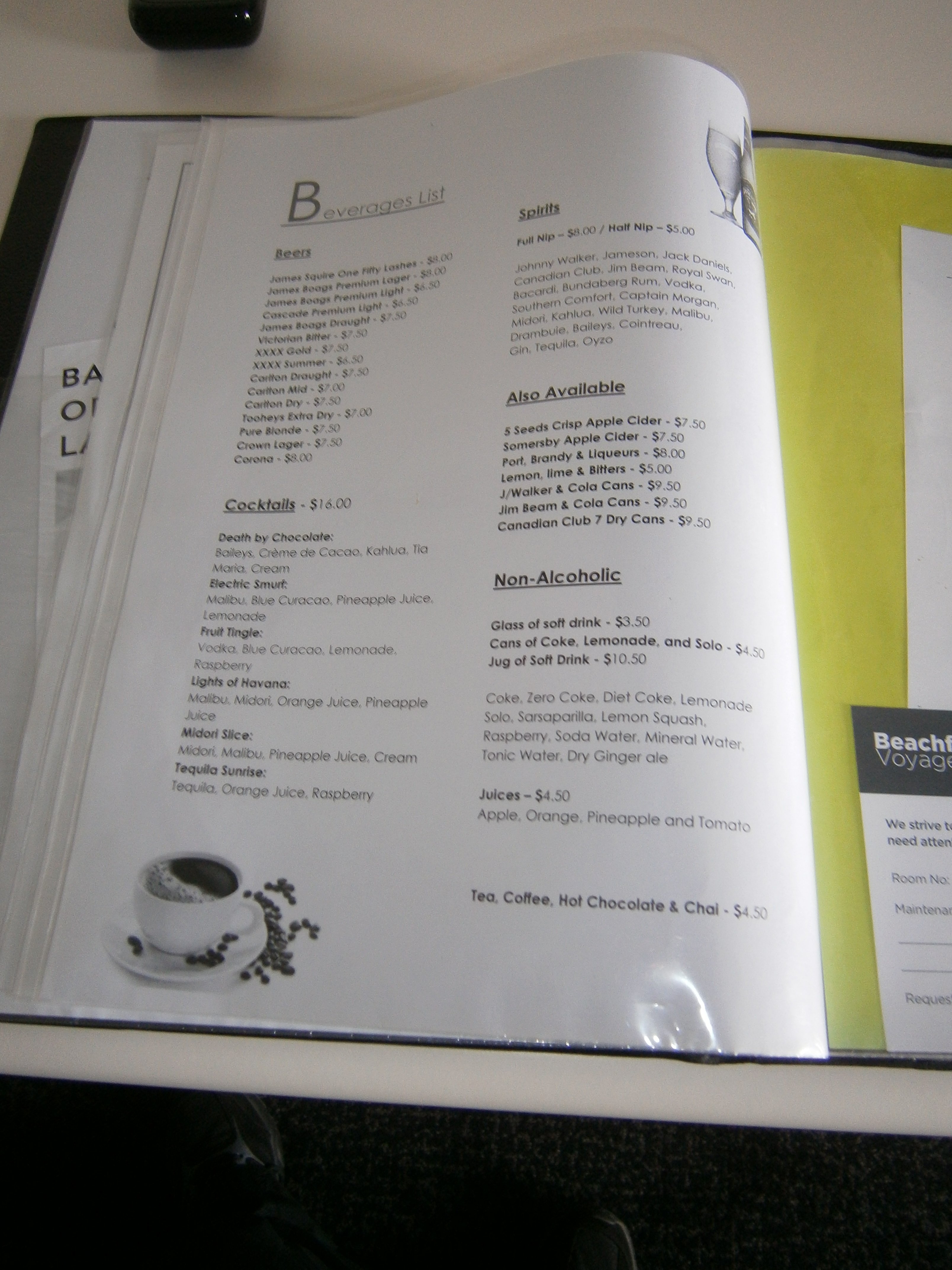 Beachfront Voyager Motor Inn-餐饮