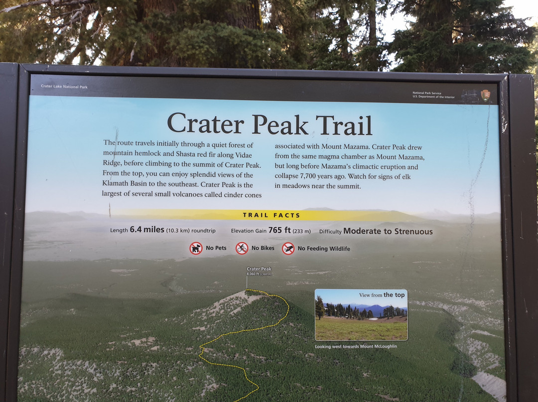 Crater Peak Trail景点图片