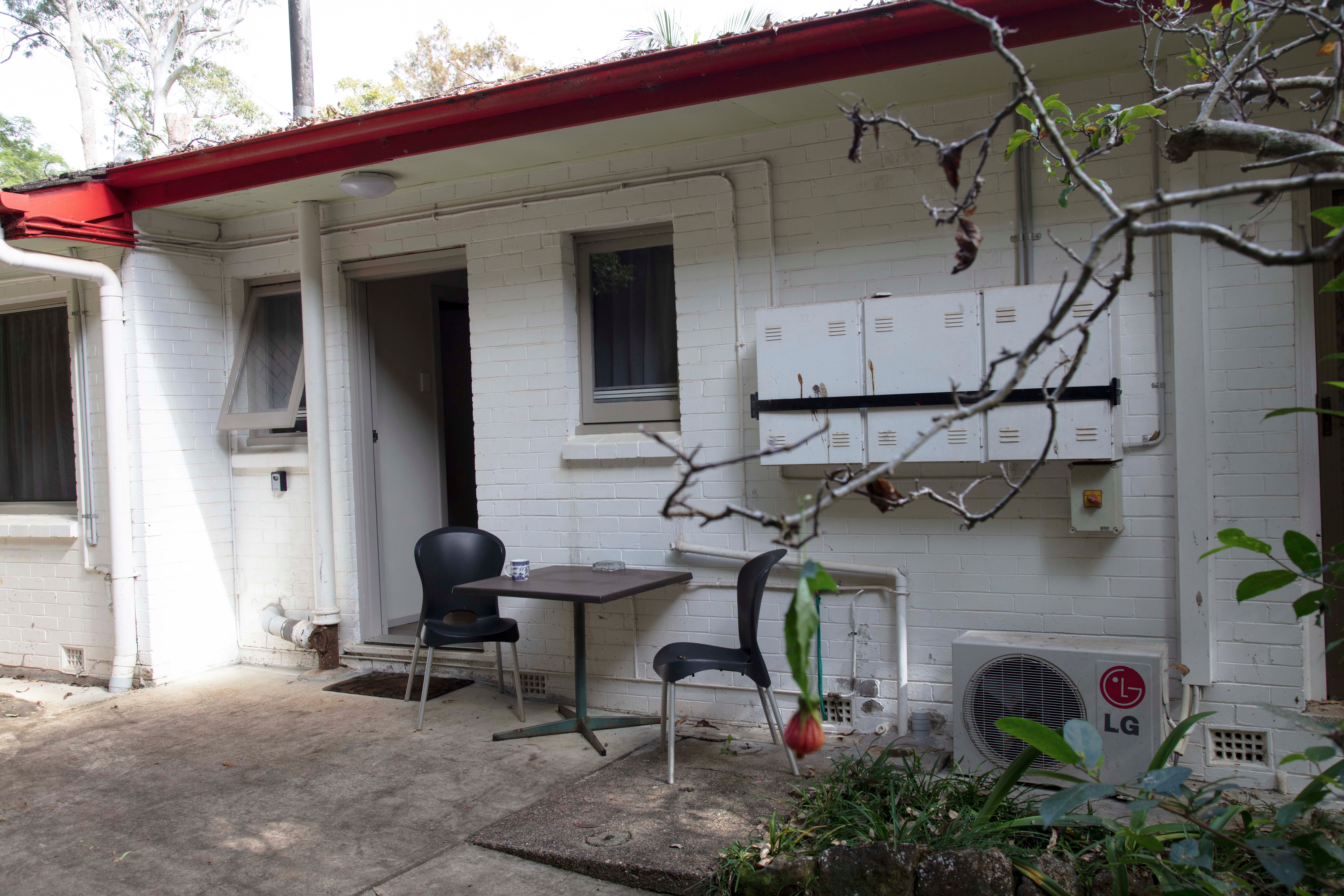 Tall Trees Motel Curtis Falls-浴室