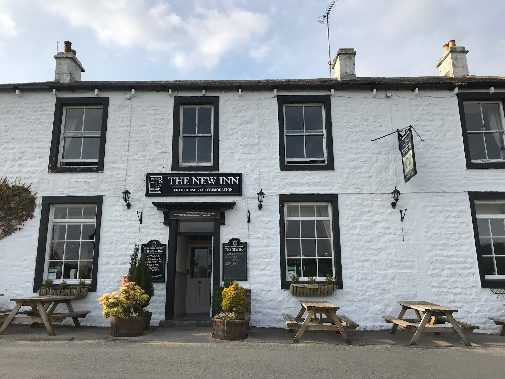 New Inn Appletreewick-浴室