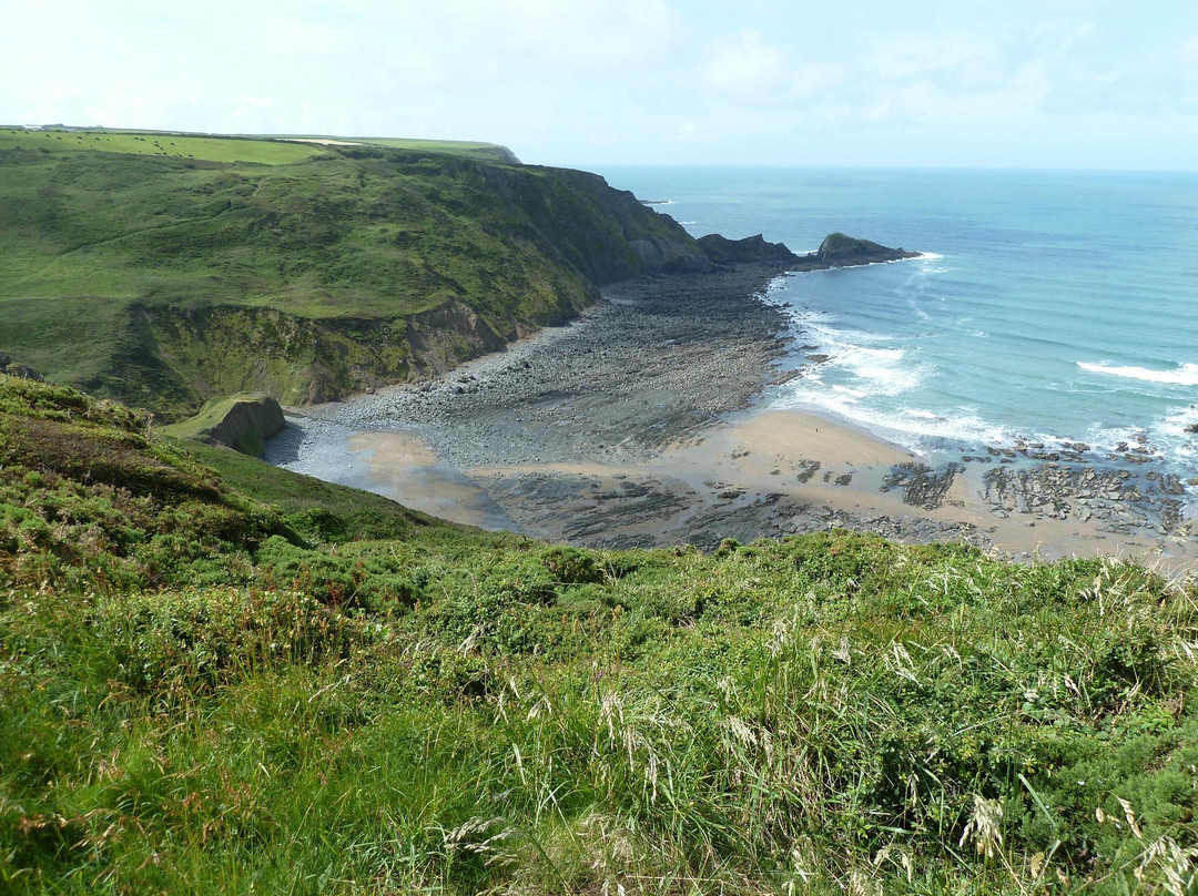 Welcombe Mouth Beach-Welcombe必去景点