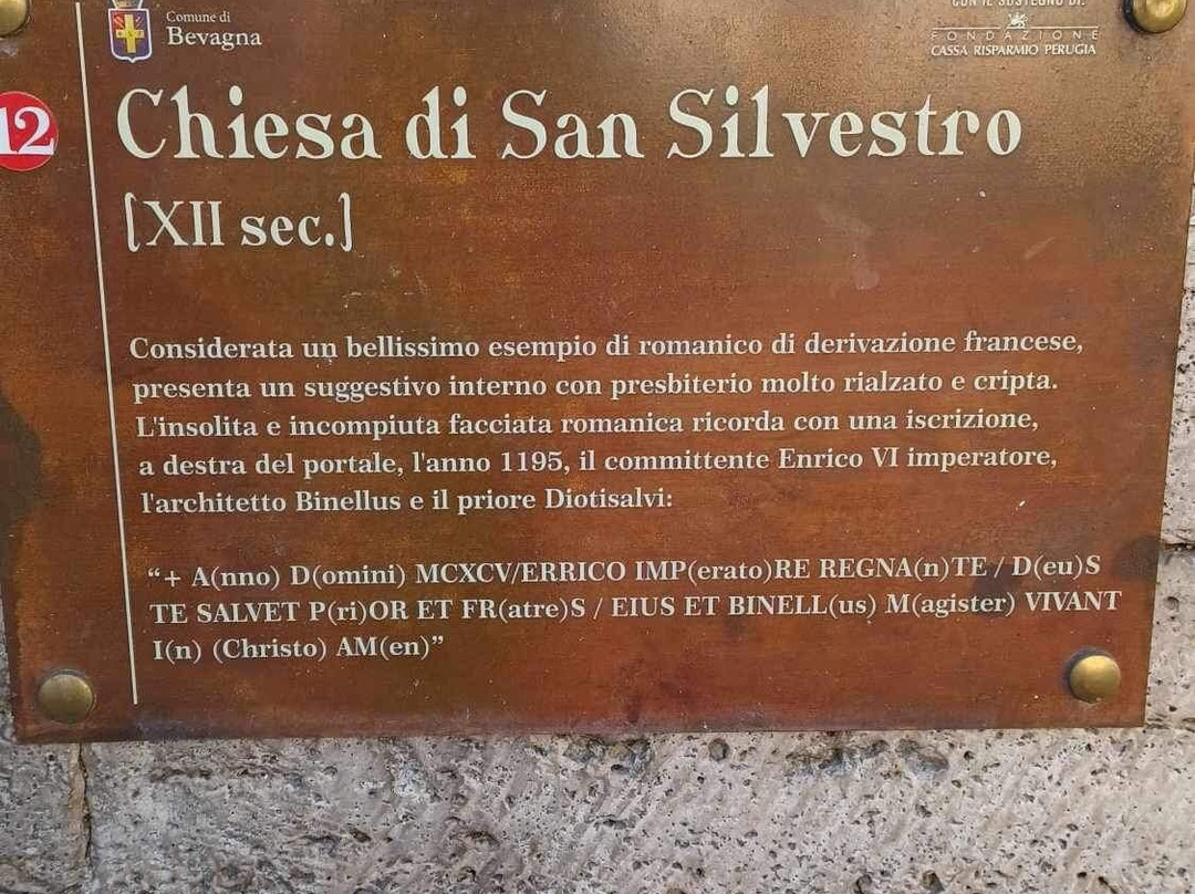 Chiesa di San Silvestro-Bevagna必去景点