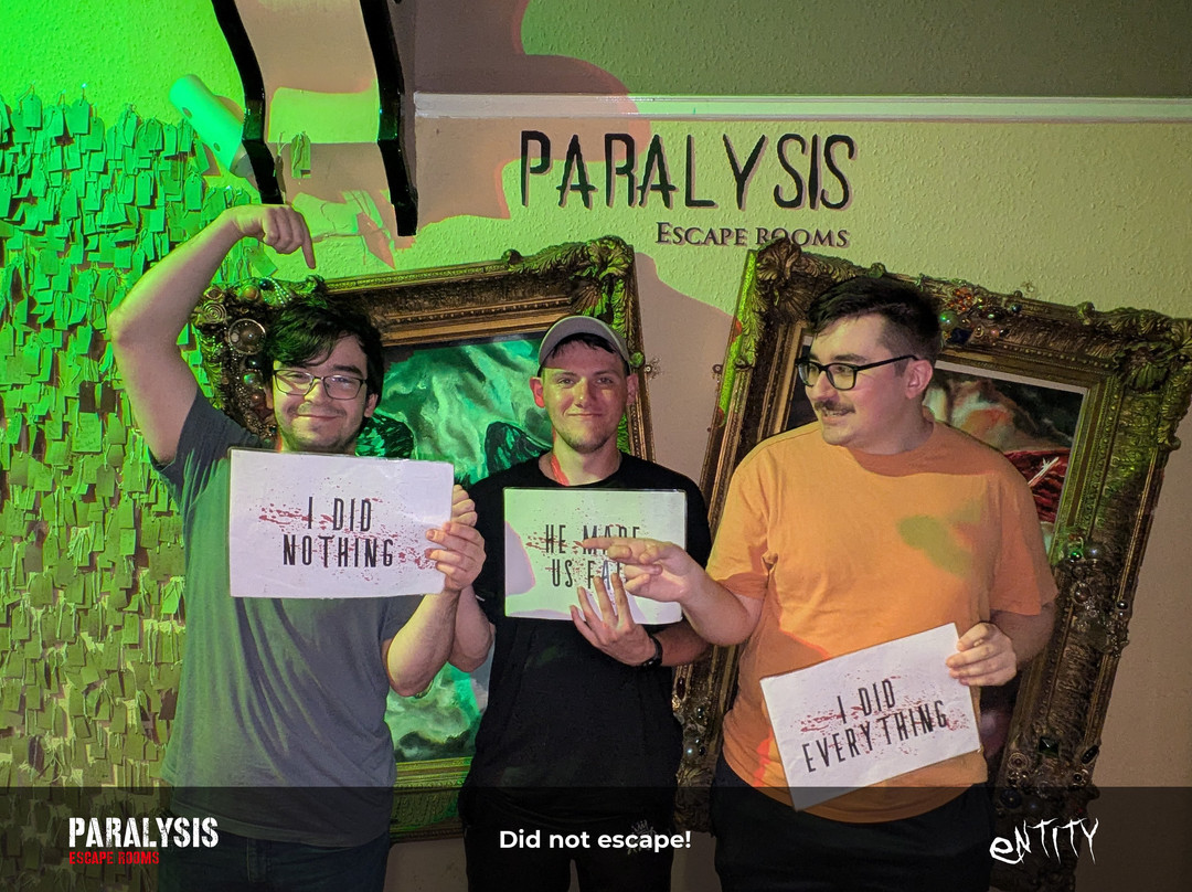 Paralysis Escape Rooms-特伦特河畔斯托克必去景点