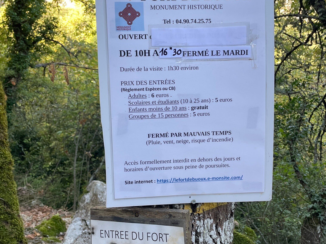 Fort de Buoux-Buoux必去景点