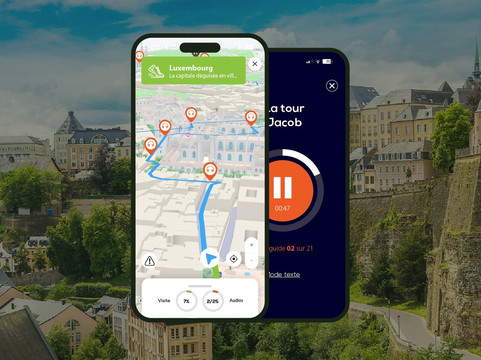 Luxembourg Visite audioguidée à pied 2h15 et 18 commentaires audios