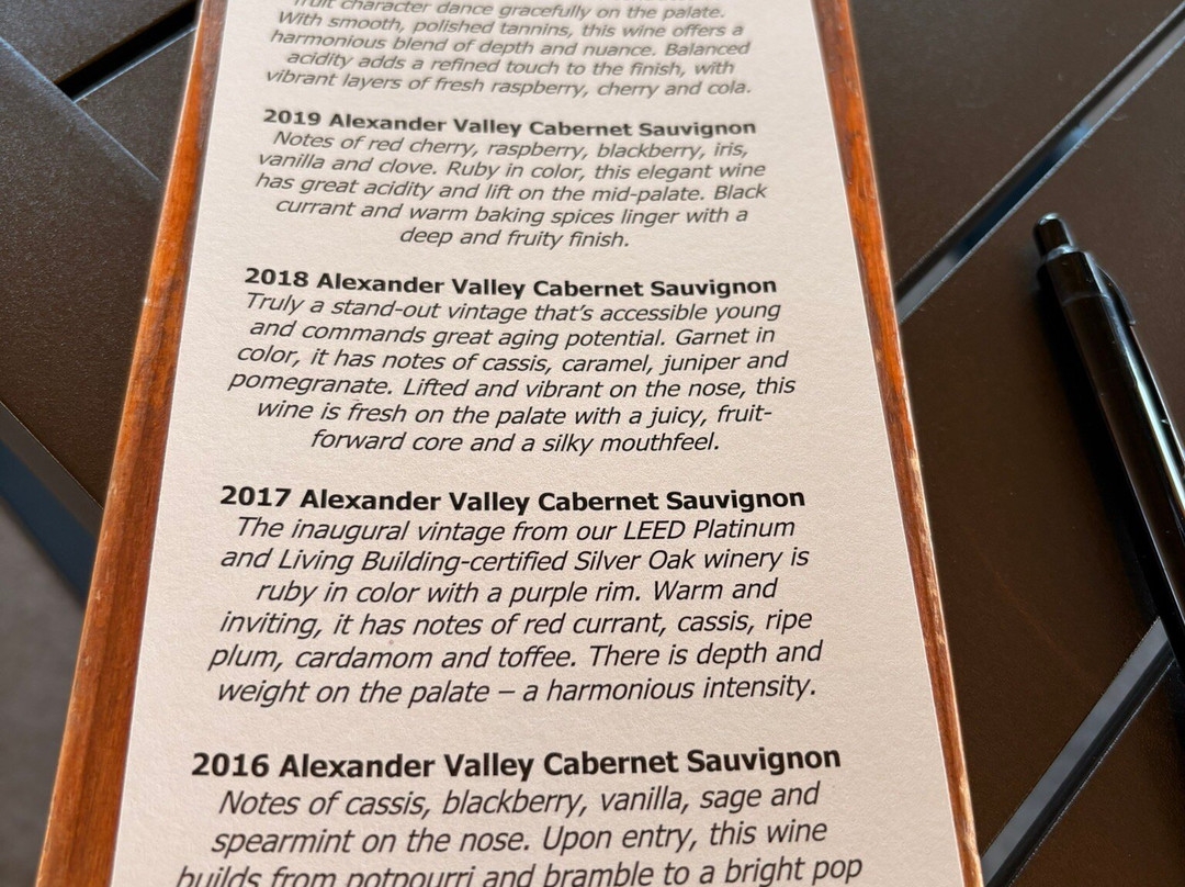 Silver Oak Cellars-奥克维尔必去景点