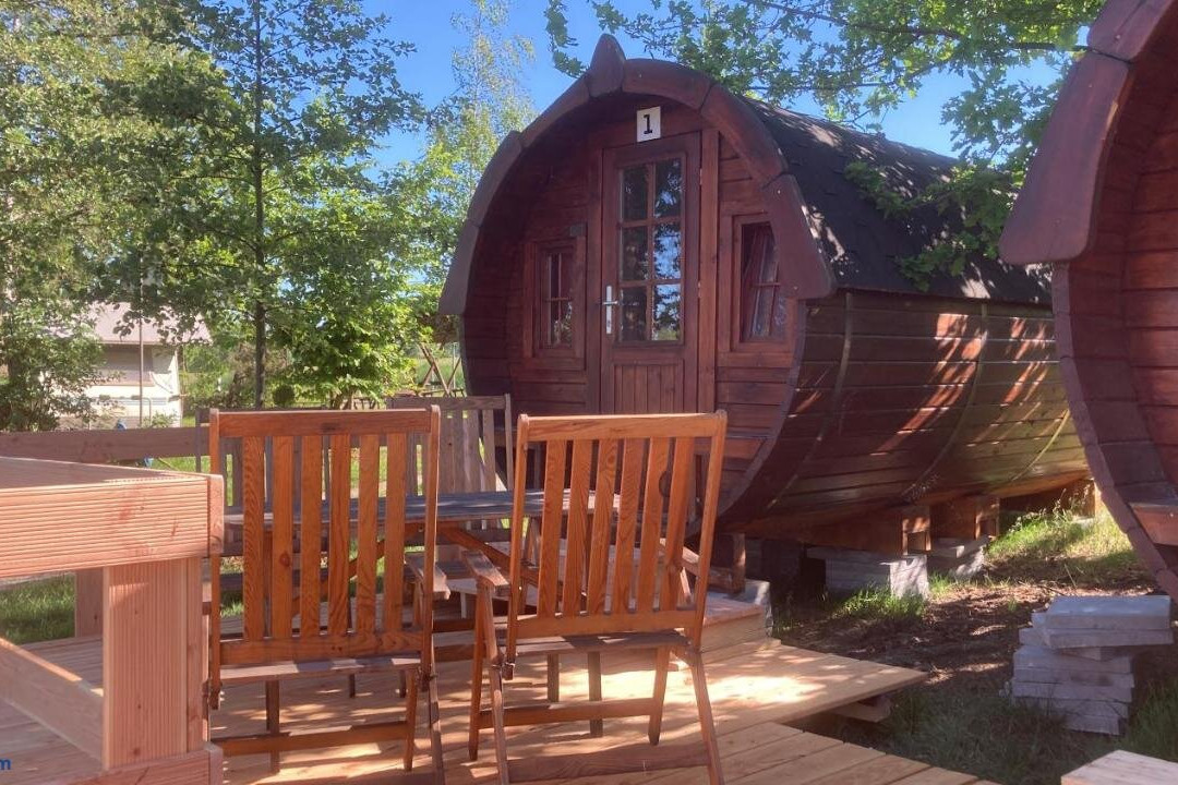 Campingfass mit Panoramaterrasse