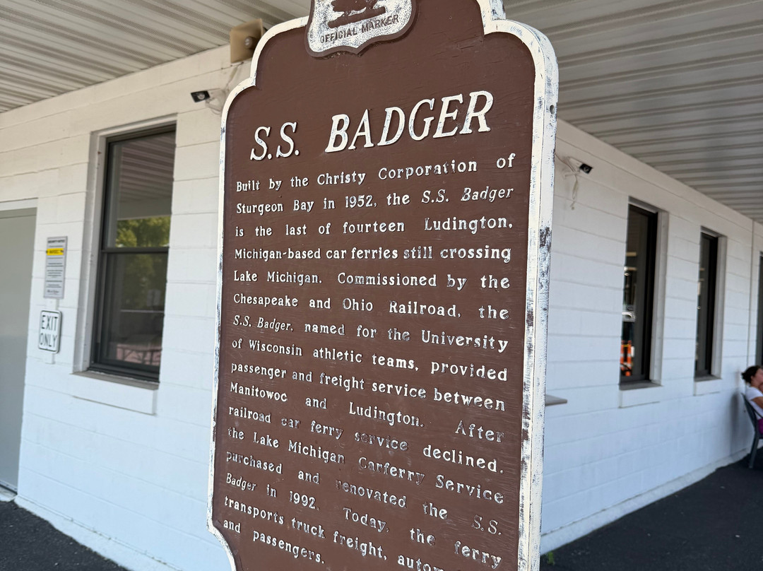 S.S. Badger: Lake Michigan Carferry-拉丁顿必去景点