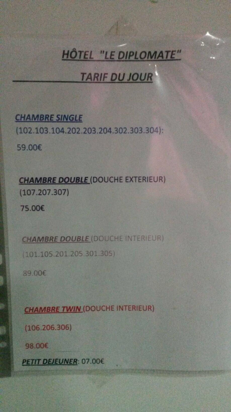 Hotel Le Diplomate-客卧