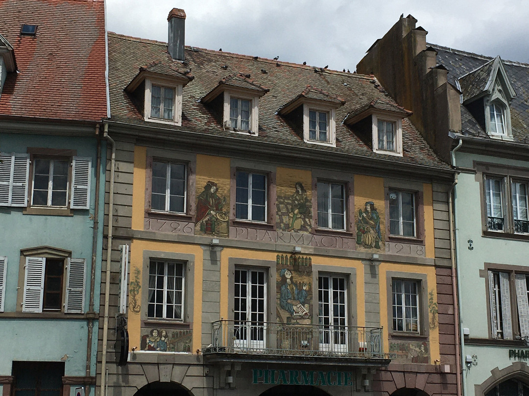 La place du Marché à Munster景点图片