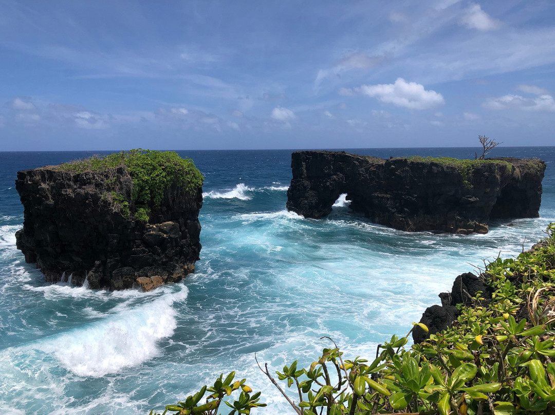 Coastal Lava Cliff Walk-Upolu必去景点
