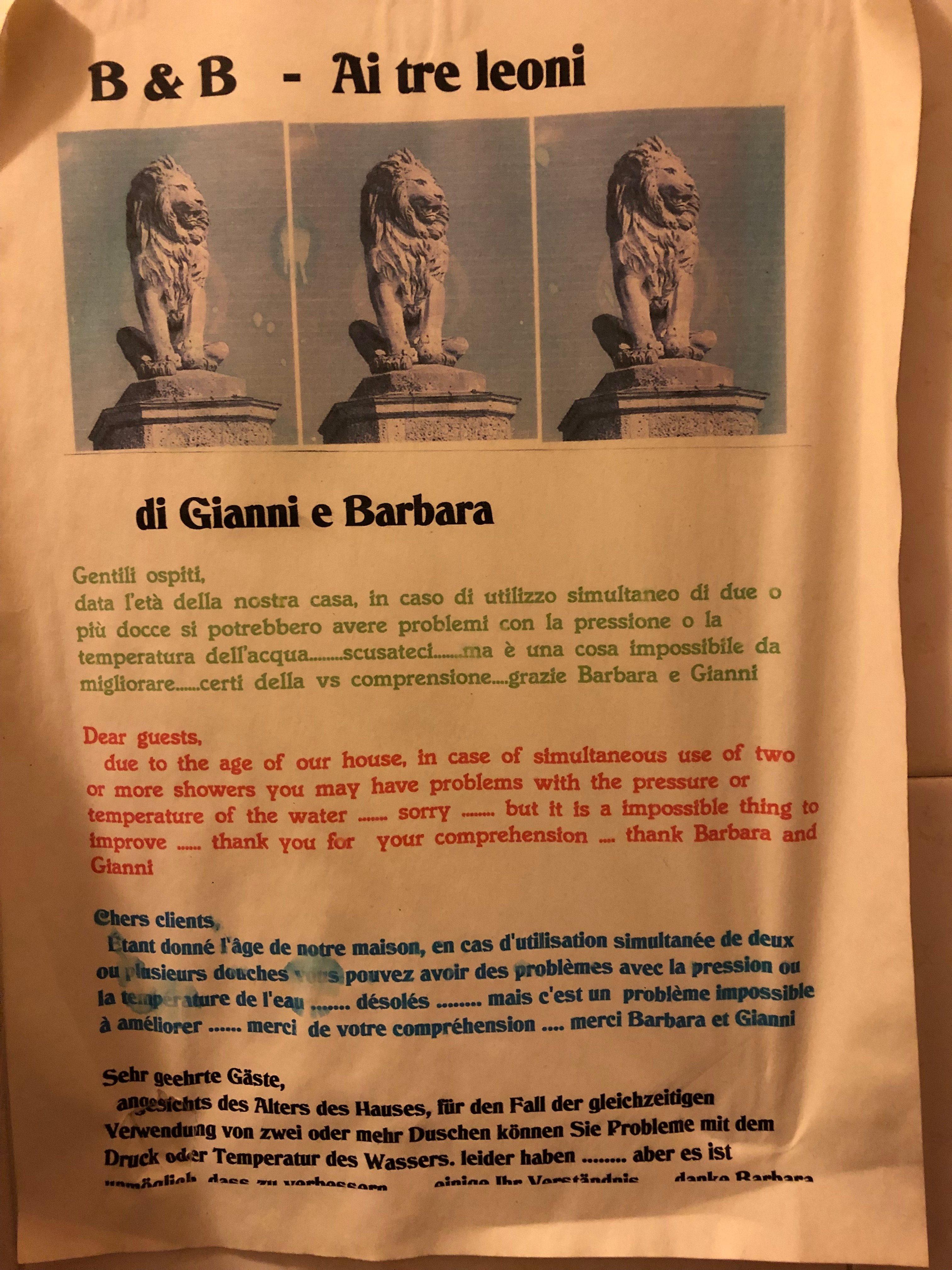 B&B Ai tre Leoni-portrait