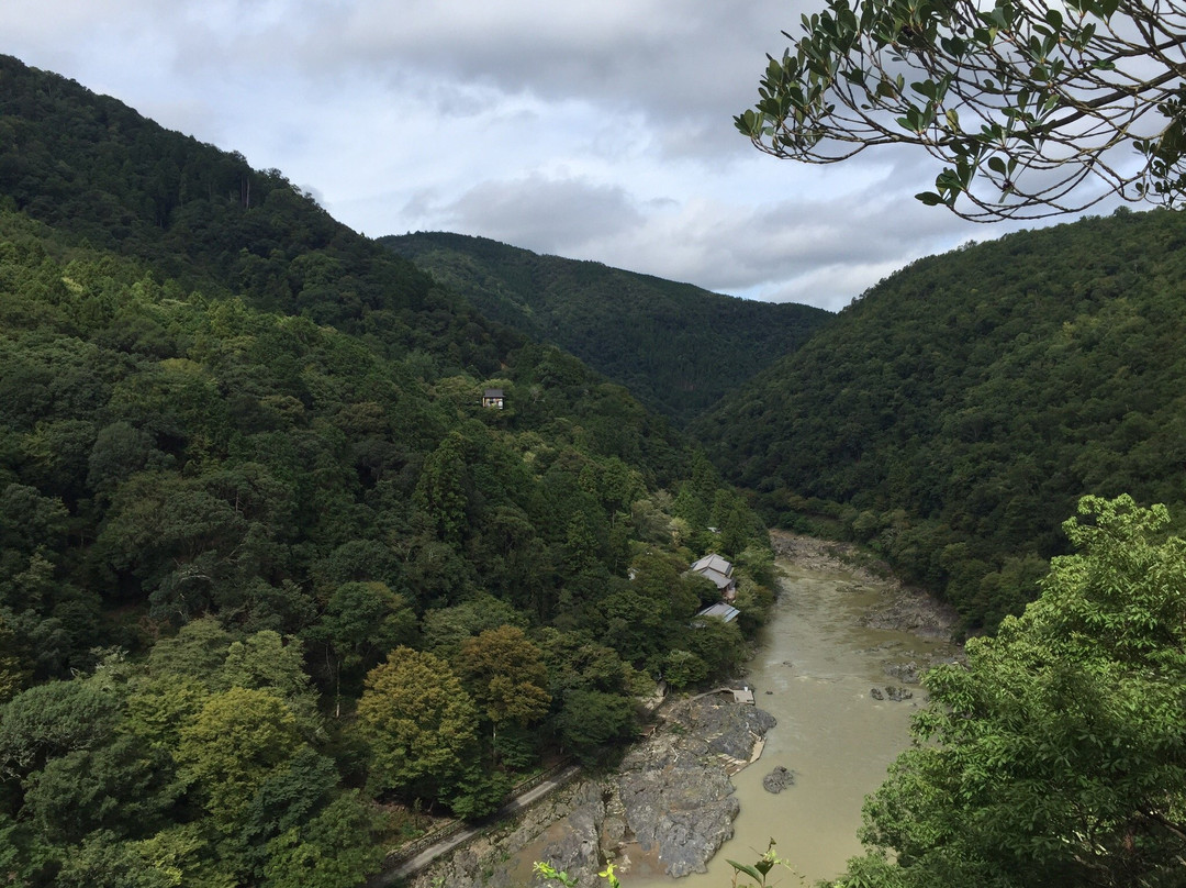 大河内山庄庭园景点图片