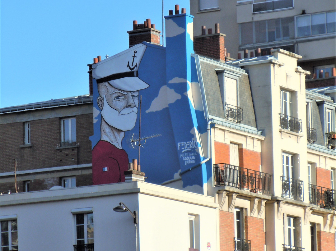 Fresque Le Marin du Canal-巴黎必去景点