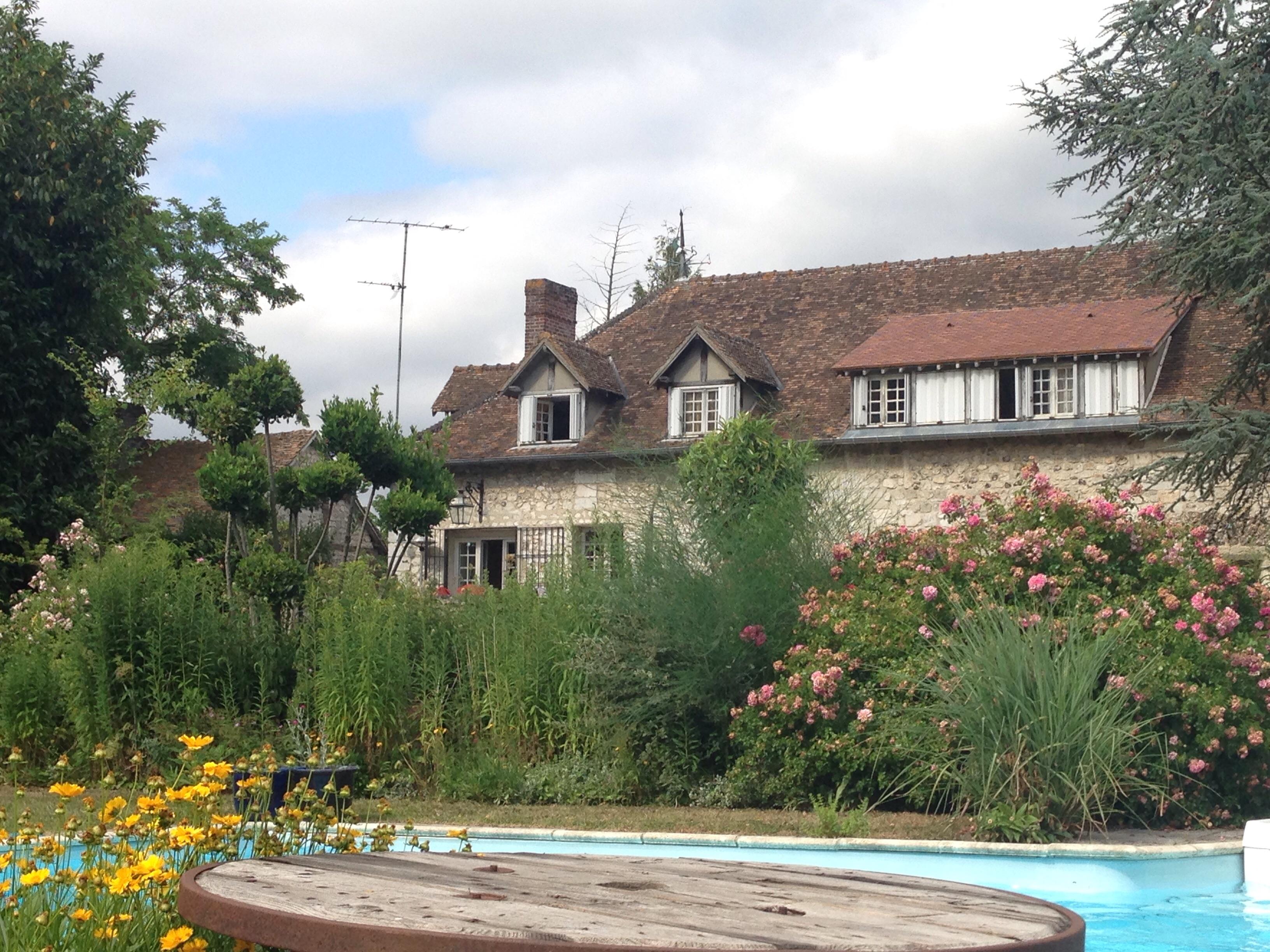 Manoir Le Clos Bonport-泳池