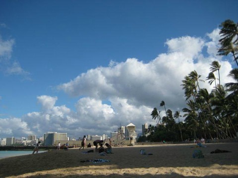 凯玛纳海滩-火奴鲁鲁必去景点