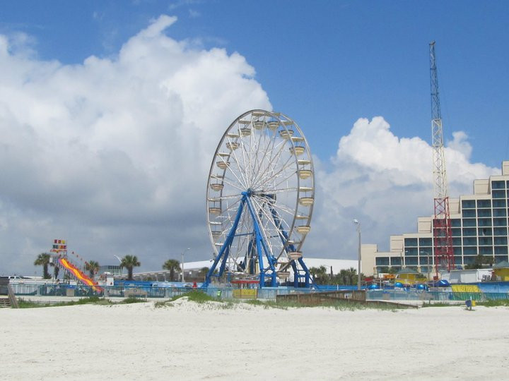 Beach at Daytona Beach景点图片