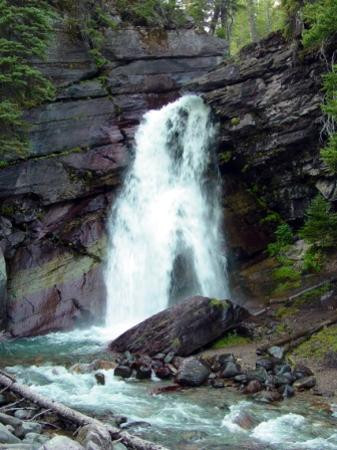 Baring Falls-冰河国家公园必去景点