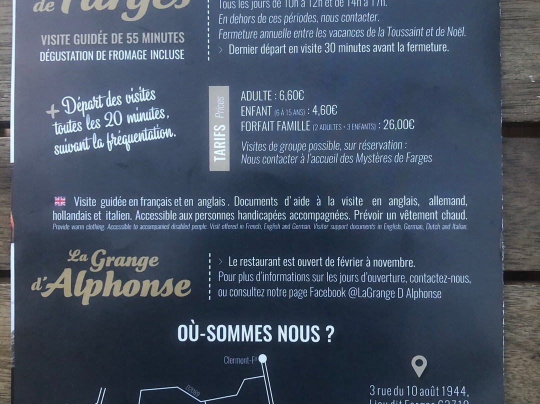 Les Mystères de Farges-Saint-Nectaire必去景点