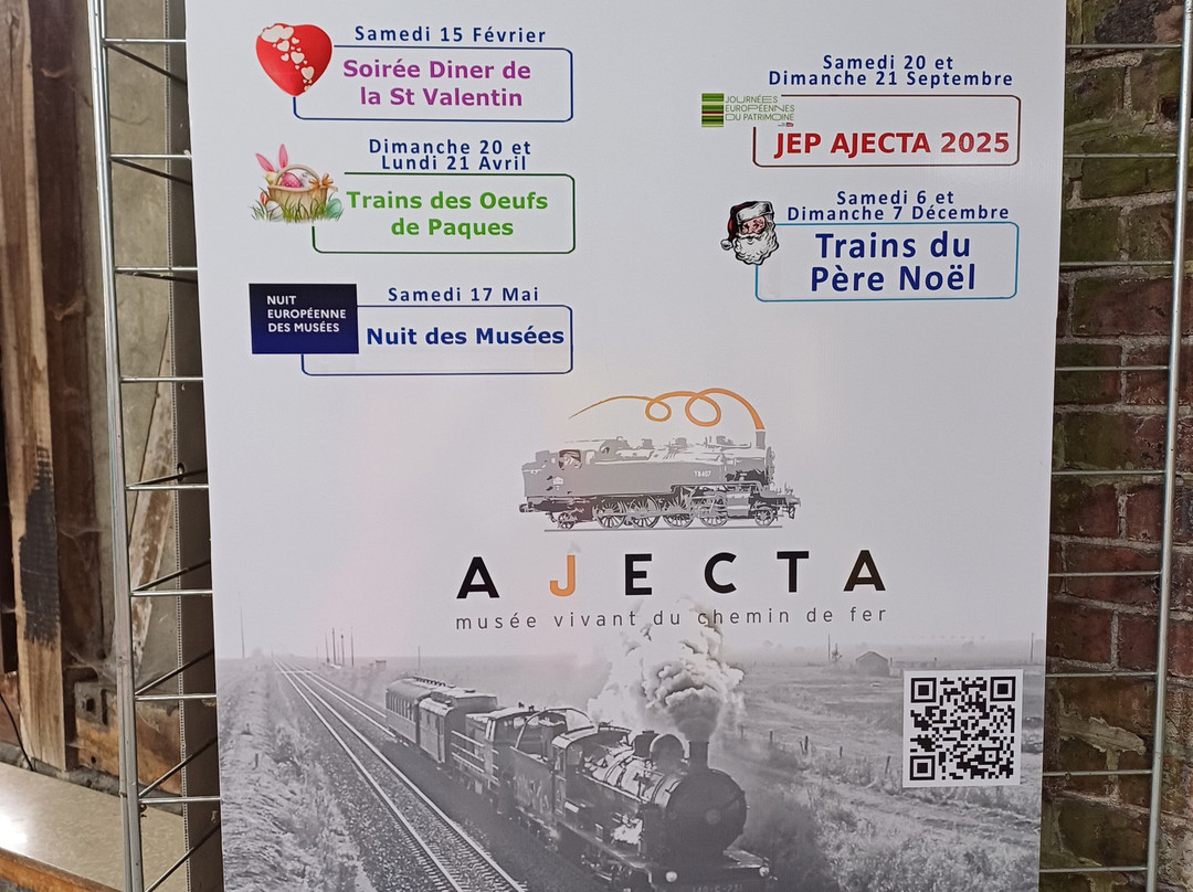AJECTA Le Musée Vivant du Chemin de fer-Longueville必去景点