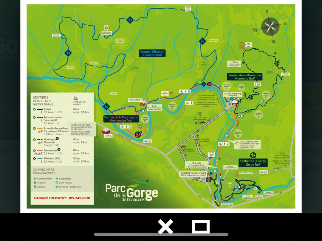 Parc de la Gorge de Coaticook景点图片