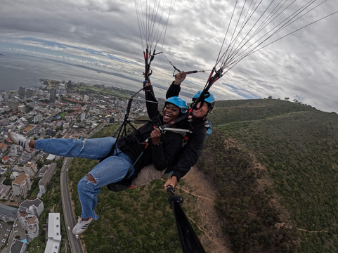 Cape Town Tandem Paragliding-开普敦中心区必去景点