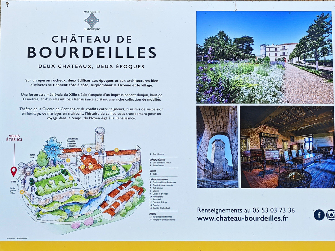 Château De Bourdeilles-Bourdeilles必去景点