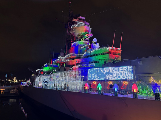 Battleship Wisconsin at Nauticus-诺福克必去景点