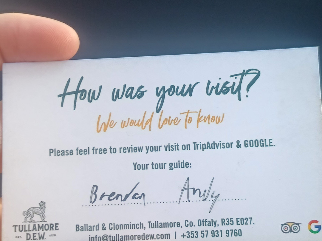 Tullamore D.E.W. Distillery Experience-Tullamore必去景点