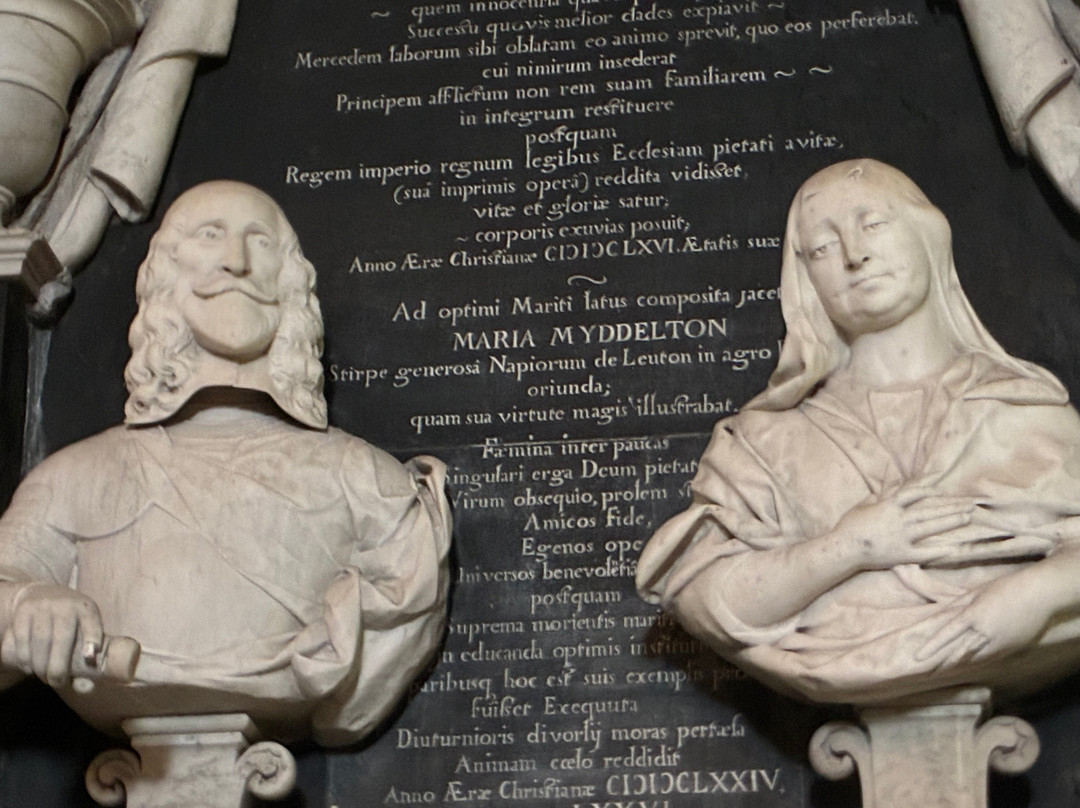 Myddleton Memorials, St Mary's Church