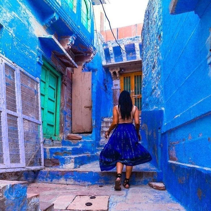 Walk in Blue City-焦特布尔必去景点