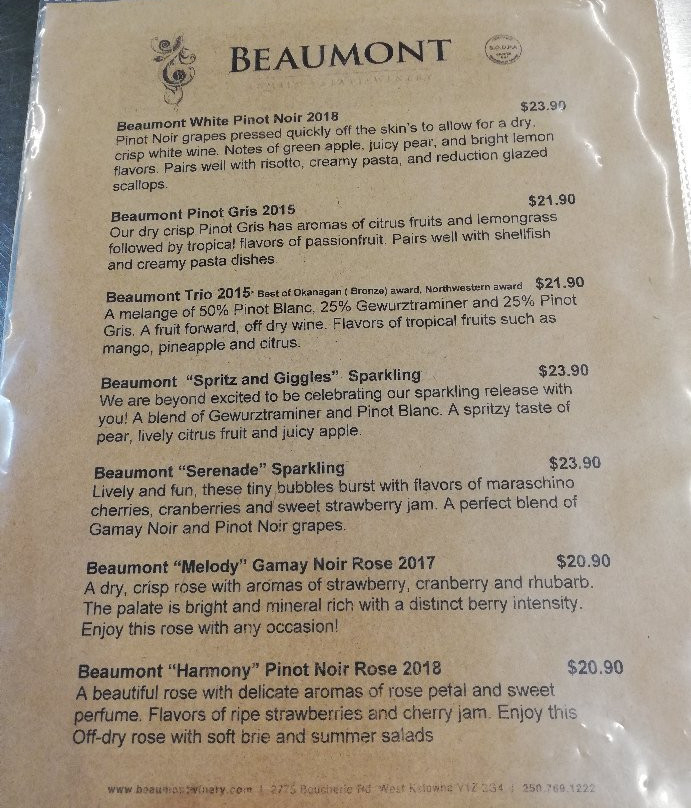 Beaumont Family Estate Winery景点图片