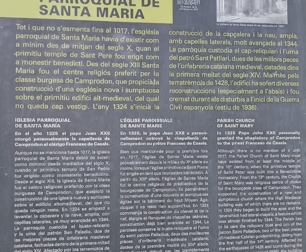 Esglesia de Santa Maria景点图片