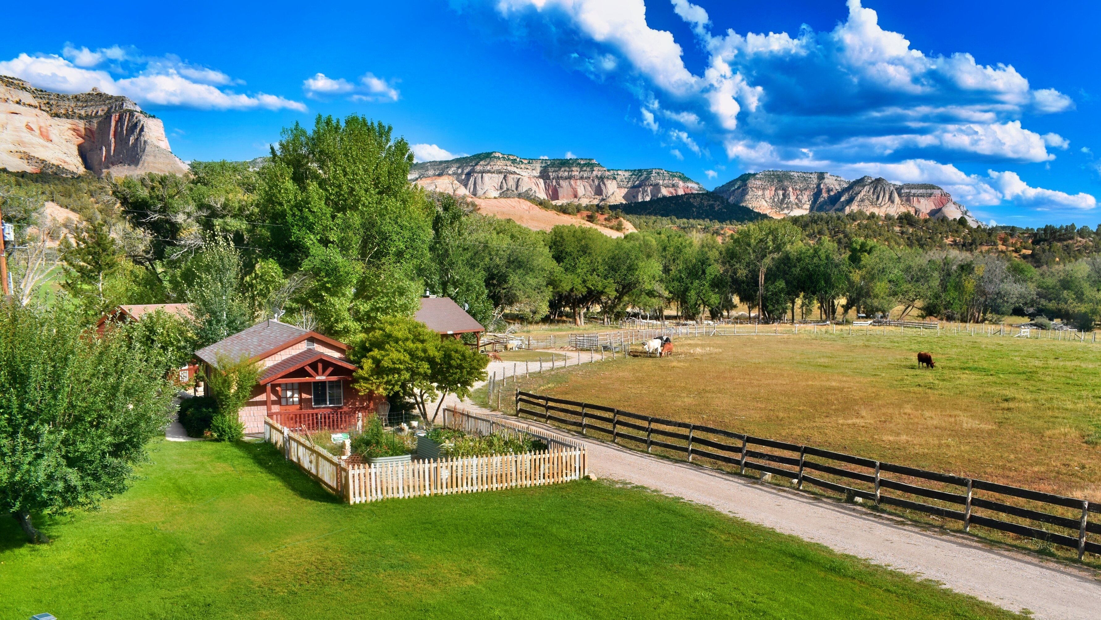 Arrowhead Country Cabins-浴室