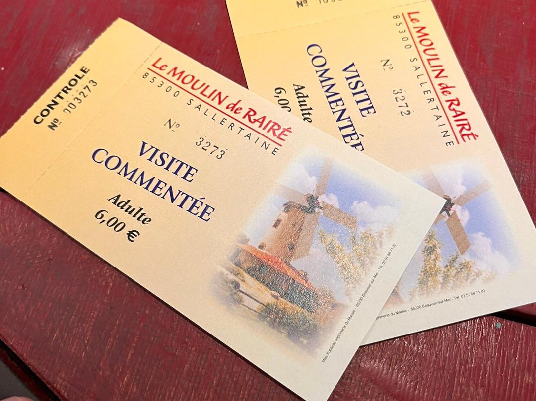 Le Moulin à Vent de Rairé-Sallertaine必去景点