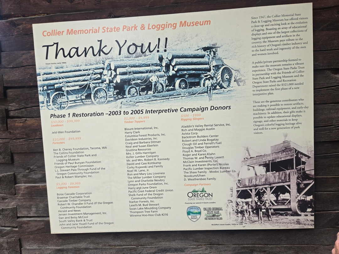 Collier State Park Logging Museum-Chiloquin必去景点