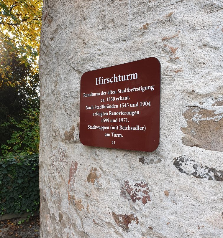 Hirschturm mit Denkmal景点图片