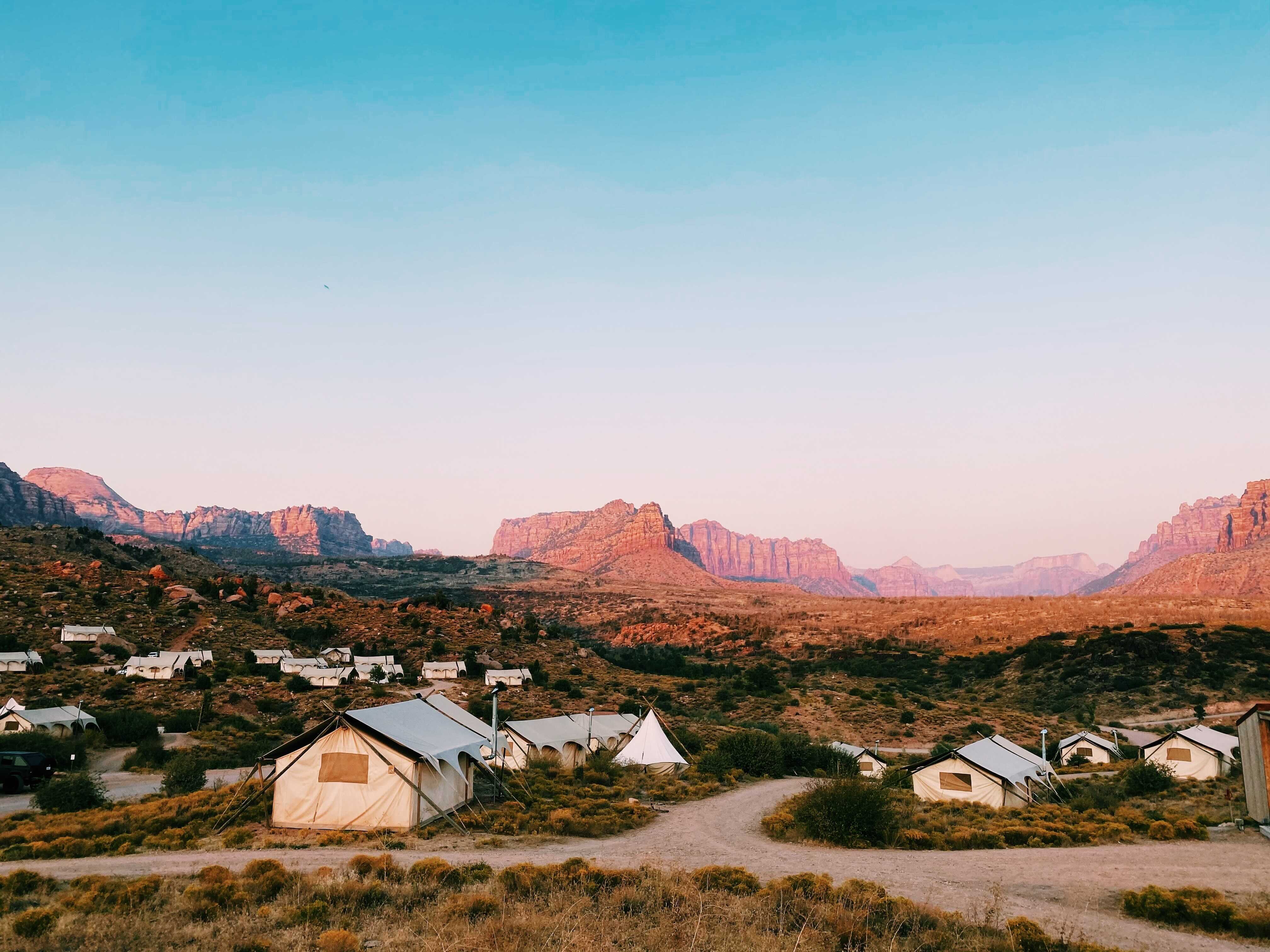 Under Canvas Zion-浴室