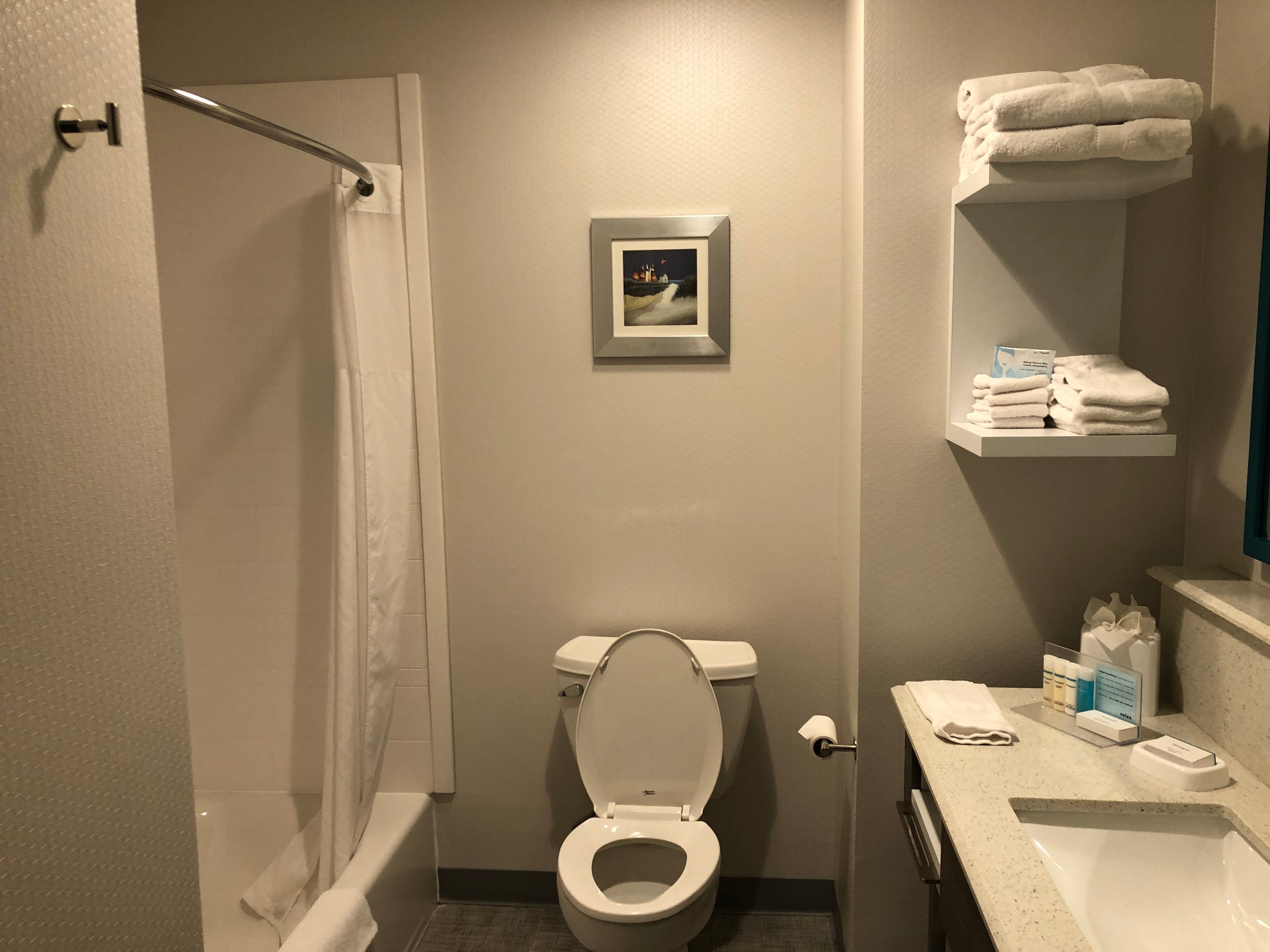 Hampton Inn & Suites Boston/Stoughton-浴室