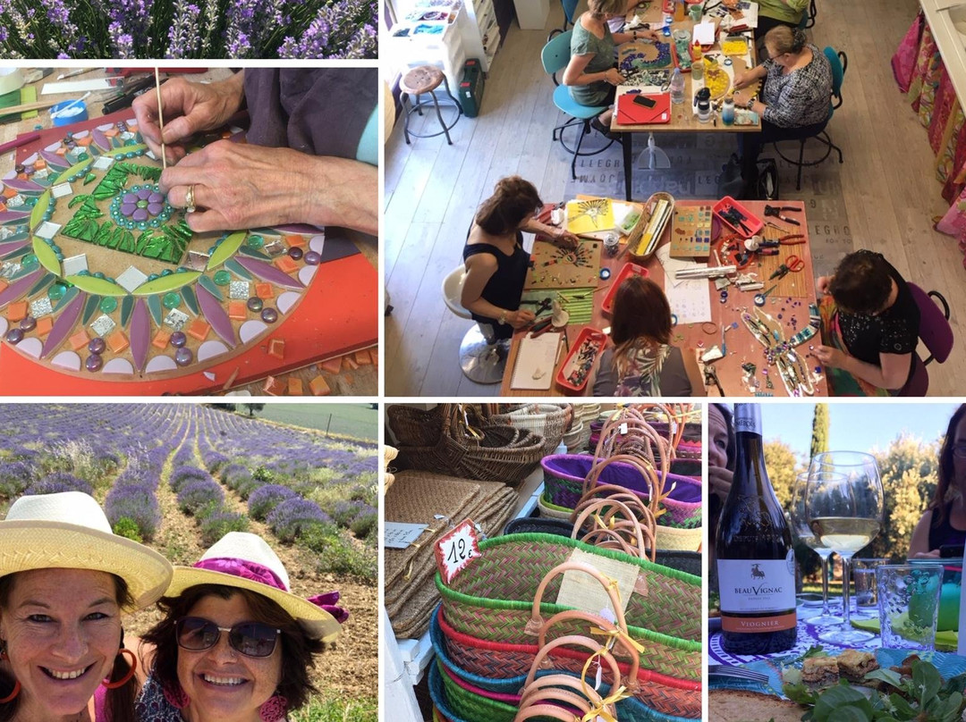 Celebration of Color Mosaic Workshop and Tour in Provence景点图片