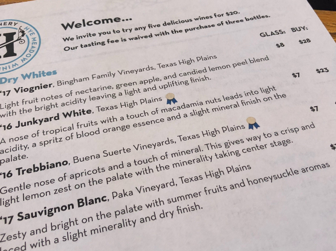 Hye Meadow Winery-Hye必去景点