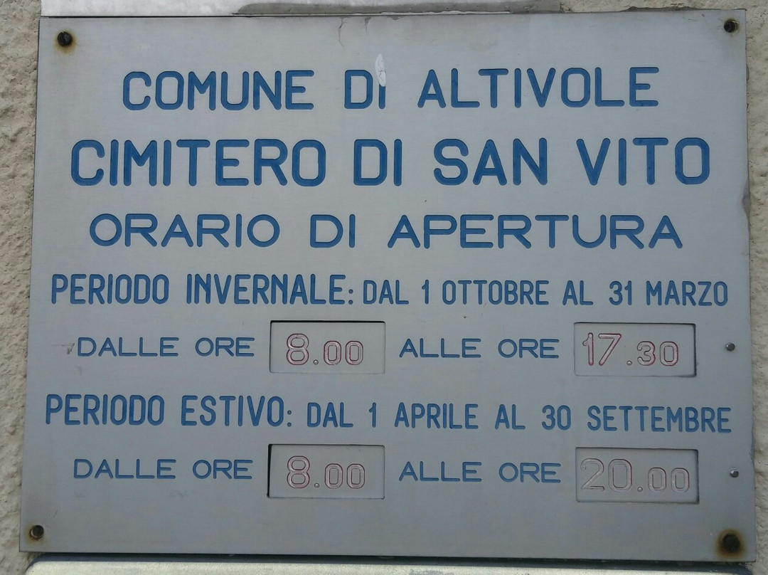 Cimitero Di San Vito Di Altivole景点图片