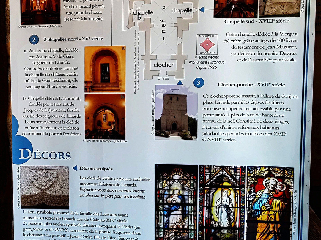 Église Saint-Martin de Linards-Linards必去景点