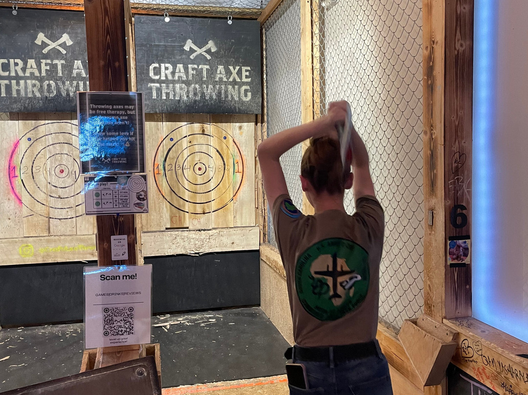 Craft Axe Throwing- Lexington-列克星敦必去景点
