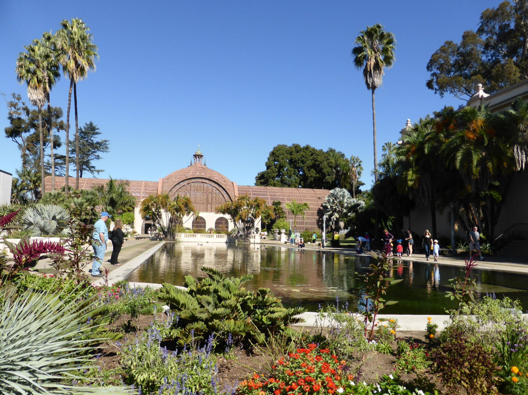 Botanical Building and Lily Pond